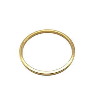 Vintage Monet Gold Tone Bangle Bracelet For Women Size Small